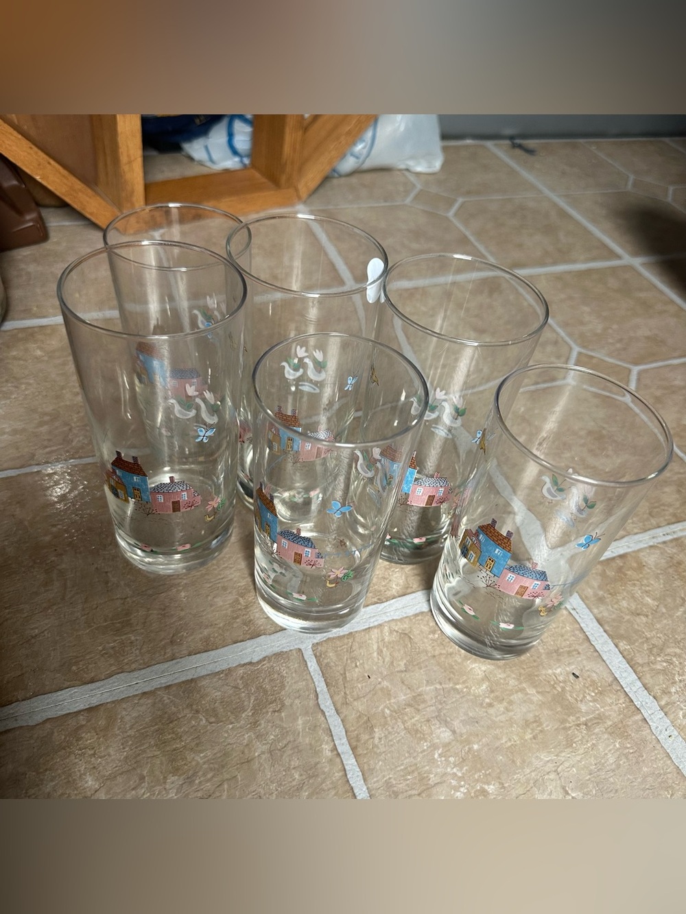 Vtg | Heartland Glass Cups